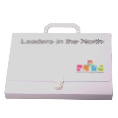 China Spring Loops On Cover Large Stationery Portable Crate Files Documents Paper Boxes for sale