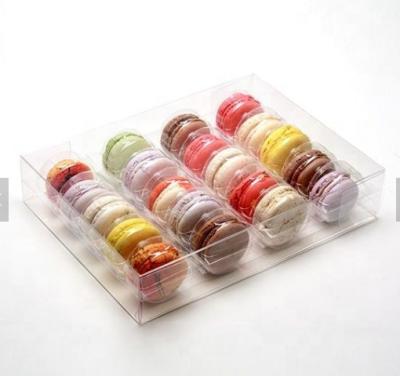 China Recycled Materials 20pcs Sweet Materials Macaroon Food Cookie Package Boxes for sale