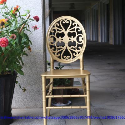 China Traditional Wholesale Golden Banquet Event Royal Chairs For Catering Dining Party Using for sale