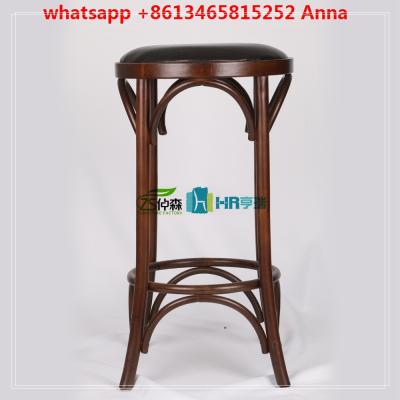 China Eco-friendly Cross Back Chair, PU Pad Chair, Bar Stool X Back Chair For Sale for sale