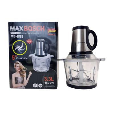 China High Efficiency MAXBQSCH 3.3L Household Multi Function 5 Five Knives Food Blender Hardware Machine Electric Food Chopper for sale