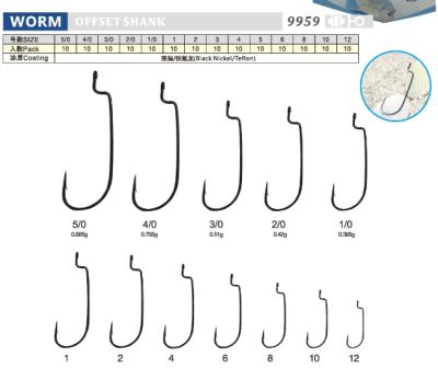 China Popular Fishing Sports Worm Bass Fishing High Quality Stronger Hook for sale