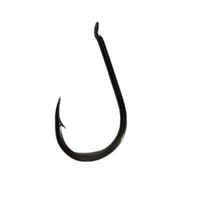 China Fly Fishing Groove Curved Chin Black Nickel Hook and Reel Hook for sale