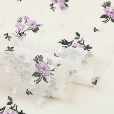 China 2021 Tear-resistant FASHION 100% POLYESTER CHIFFON FLORAL DIGITAL PRINT FABRIC for sale