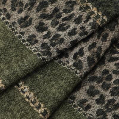 China Hot Selling TR Blend Material Tear-Resistant Leopard Printed Rayon Polyester Knitting Fabric for sale