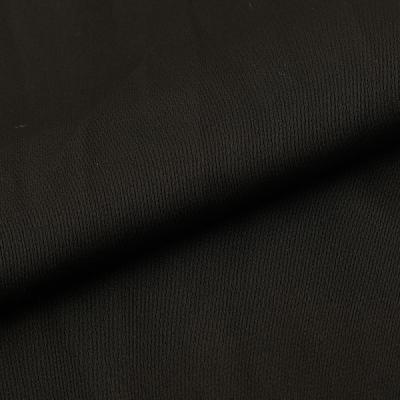 China Cheap Price Tear-Resistant Black Solid Color 100% Polyester Woven Fabric For Clothing for sale