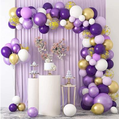 China Hot Selling Wedding Party Mermaid Theme Balloon Chain Set Birthday Party Layout Wedding Decoration Arch Stand Balloons for sale