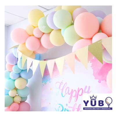 China Decoration Indoor Outdoor Customized 5 10 Pastel Garland Arch Macaron Multicolor Latex Balloon 12 Inch Latex Macaron Balloon for sale