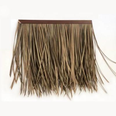 Chine Artificial Synthetic Roofing Thatched Tropical African Anti-UV Palm Thatch Roof Shed à vendre