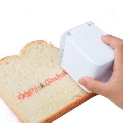 China food & Beverage Plant Mini Handheld Color Food Printer USB Wireless Portable Edible Printer With Edible Ink Cartridge For Cake Food Date Printing for sale