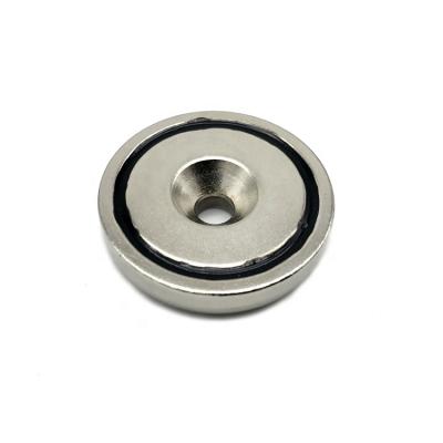 China Hot sale industrial magnet neodymium magnets pot magnet ndfeb grade n38 strong pot magnets with threaded screw for sale