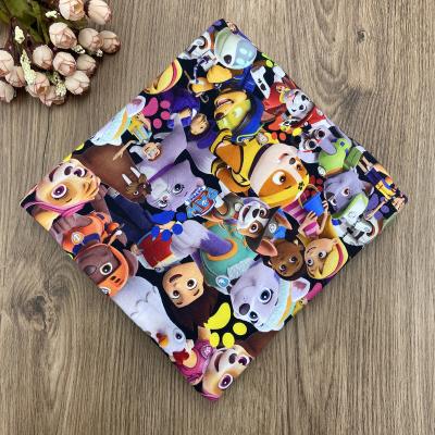 China Gots Anti-static Wholesale Organic Cotton Spandex Single Tank Cartoon Fabric For Dresses for sale