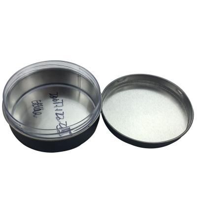 China Packaging Hair Pomade Container Metal Hair Pomade Tin Can With Plastic Container And Screw Lip for sale