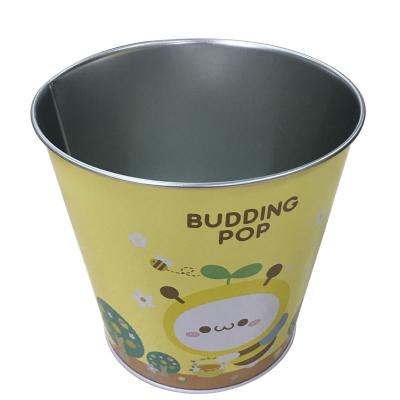 China Circle Oval Tin Bucket of Canned Food Iron for sale