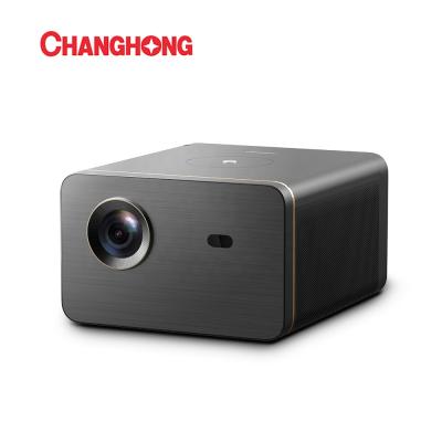 China Home Theater 2000ANSI Lumen Projector 3D Smart Cinema Beamer Pico Changhong CHIQ M4000 1080P Support 4K for sale