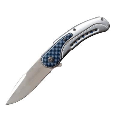 China Non-changeable Ready To Ship Stainless Steel Knife Pocket Folding Folding Knife With Aluminum Alloy Handle for sale