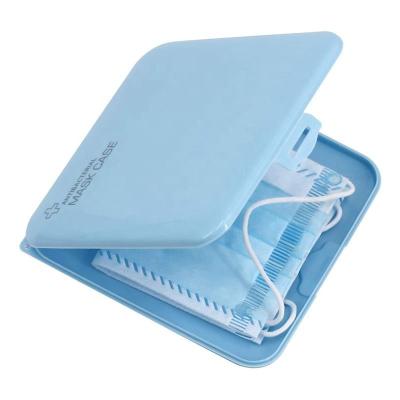 China Portable Household Moistureproof Storage Box Viable Take Out Storage Container Folder Holder Mask Dustproof Organizer For Small Items for sale