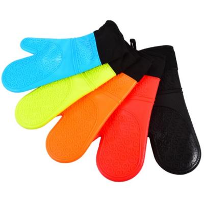 China Modern Wholesale Kitchen Silicone Heat Resistant Microwave Oven Silicone Gloves for sale