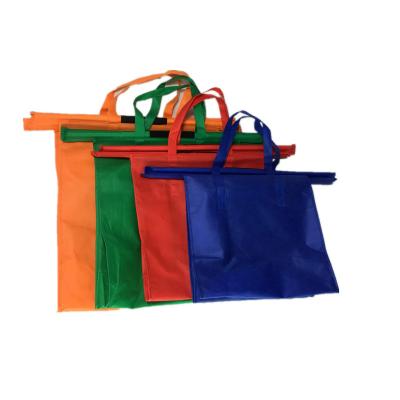 China Fresh Recyclable Green Nonwoven Supermarket Custom Folding for sale