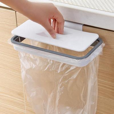 China Viable Hanging Square Garbage Bag Holder Garbage Bag Holder Organization Waste Rack Household ToolsStorage Bucket Accessories for sale