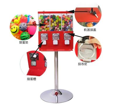 China Factory direct sales automatic elastic ball twisting machine three in one machine toy gift twisting vending machine for sale