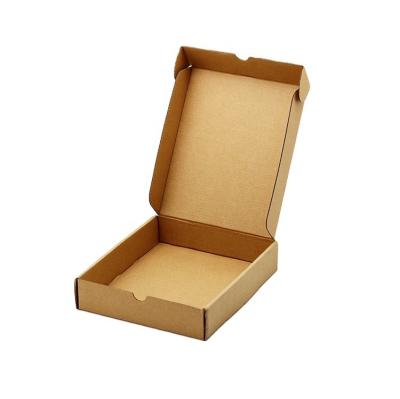 China Recyclable Wholesale Customized Kraft Paper Corrugated Cardboard Mailer Foldable Paper Box Packaging Postal Mailbox for sale