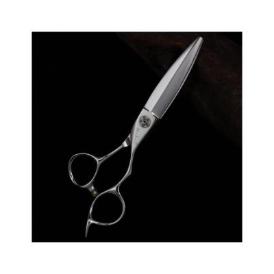 China Curved Scissors 5.7inch VG1 Steel Slide Cut Straight Hair Scissors Hairdressing Scissors Hair Cutting Shears for sale