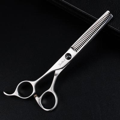 China Left Handed Left Hand Scissors Ergonomic Offset Handle Professional Hair Scissors 440C 6 Inch Clipper Left Handed Wholesale Scissors for sale