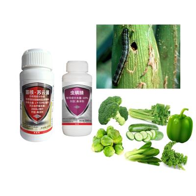 China AcNPV Bt Clorfenapyr SC Pesticidas para árboles frutales Raíz de repollo Insecticida para gusanos en venta