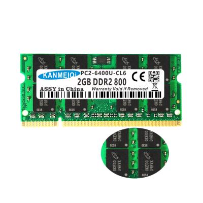 China LAPTOP Manufacturer Wholesale DDR2 2GB 667mhz 800mhz Laptop 100% RAM Trial Shipping for sale