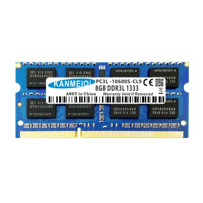 China LAPTOP Factory Price Compatible Laptop Ram Memory DDR3L 8GB RAM PC3 12800S 1600MHZ SODIMM With All Motherboard for sale