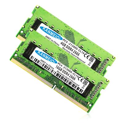 China KANMEIQi Brand Cheapest Cost Or OEM High Quality RAM DDR4 4GB 8GB 16GB 2133MHZ 2400MHZ 2666MHZ 3200MHZ Memory For Laptop for sale