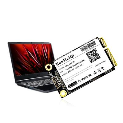 China Factory Wholesale MSATA 120GB 128GB 240GB 256GB 512GB SSD KANMEIQi Solid State Drive For Laptop Computer for sale