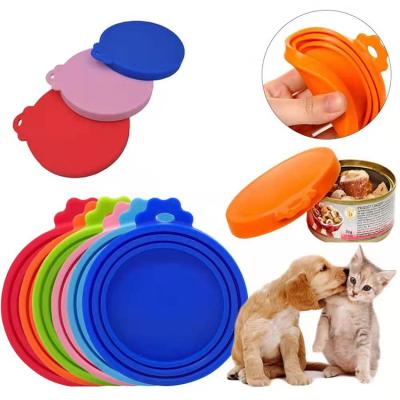 China Non-automatic Colorful Silicone Pet Food Can Sheet Suitable For 3 Sizes Brand Your Logo for sale