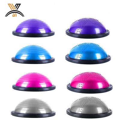 China Anti-shatter No-Slip Full Exercise Fitness Balance Ball Yoga Ball Half Set for sale