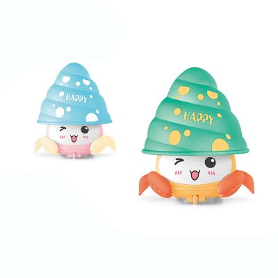 China Toy Wholesale Hermit Crab Friction Car Toys Hand Press Cartoon Crab Mini Kids Toys Party Supplies Interactive Toys for sale