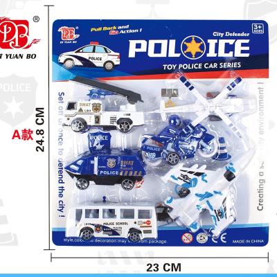 China Toy City police car inertia car friction simulation motorcycle best-selling toys for sale