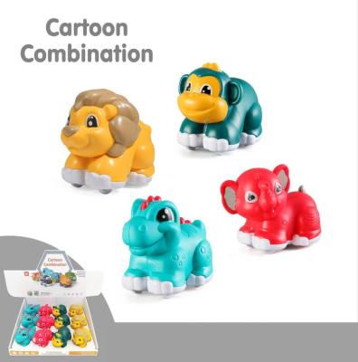 China Toy Friction Inertia Mini Friction Cartoon Animal Toys Children's Toys Cars Animals Children's Small Toys High Quality Wholesale for sale