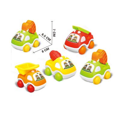 China Friction Toy Friction Engineering Car Toy Children Inertia Car Model Cartoon Engineering Car Toy Multi Style Mix for sale