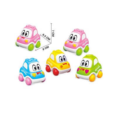 China Friction Toy Car Drop-proof Toy Car Model Children's Simulation Friction Toy Cartoon Car Four-wheel Drive Car for sale