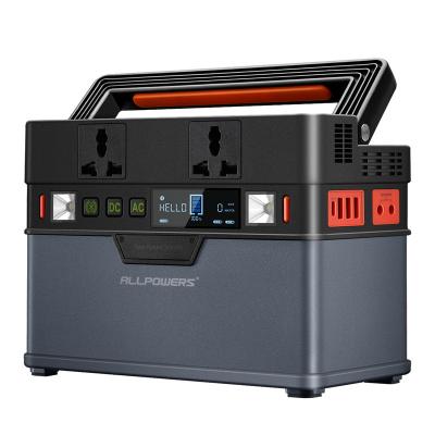 China Portable Emergency Power Supply 500w 220v Portable Solar Generator for sale