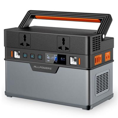 China Portable Power 500w 606wh Charging Station Portable Station Fast Power Banks for sale