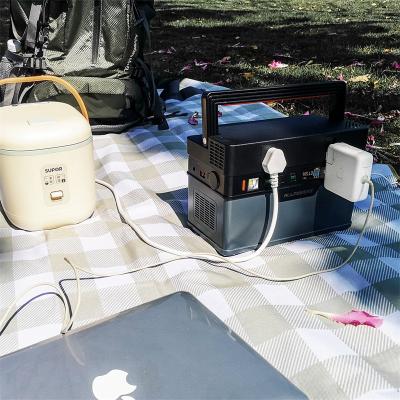 China Portable APP control 606wh power station, outdoor universal power bank for notebook battery power station lithium for family use for sale