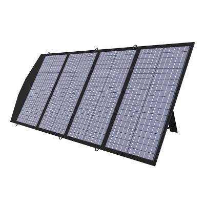 China 200W Portable Foldable Solar Panel 18V Solar Panel Kit With Charger Waterproof Solar IP66 For RV Van Camping Off-Grid 65*51.5cm for sale