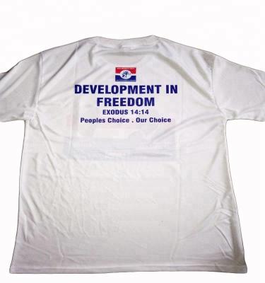 China Polyester Anti-Shrink Election Party Election Voting Souvenirs Campaign T-Shirt for sale