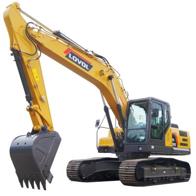 China Lovol Excavator 22200kg Operating Weight And 6 Hotels And In Line Cylinder for sale