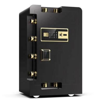 China Hotel Guest Room Electronic Biometric Fingerprint Wall Lock Safe Cash Deposit Safe Secret Home Safe Box for sale