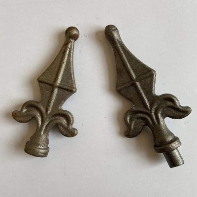 China Easily Assembled Wrought Iron Spearhead For Wrought Iron Fence Wrought Iron Decorative Fittings for sale