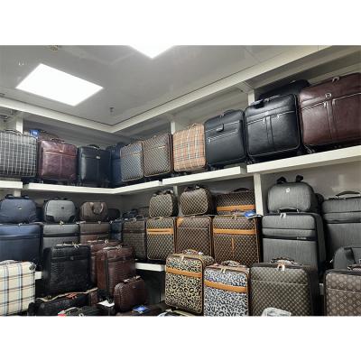 China Microfiber Factory Selling Synthetic Leather Various Moving Sets Travel Box Suitcase Trolley Luggage Bag for sale