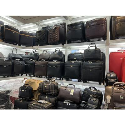 China Highly Used Multifunctional Cheap Luggage Trolley Suitcase Made Of Top Quality Microfiber Synthetic Leather for sale